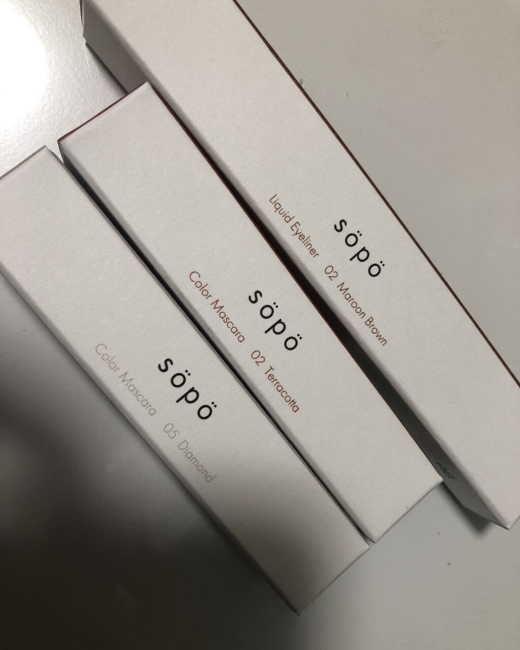 リキッドアイライナー 02 マロンブラウン/sopo/リキッドアイライナーを使ったクチコミ（1枚目）