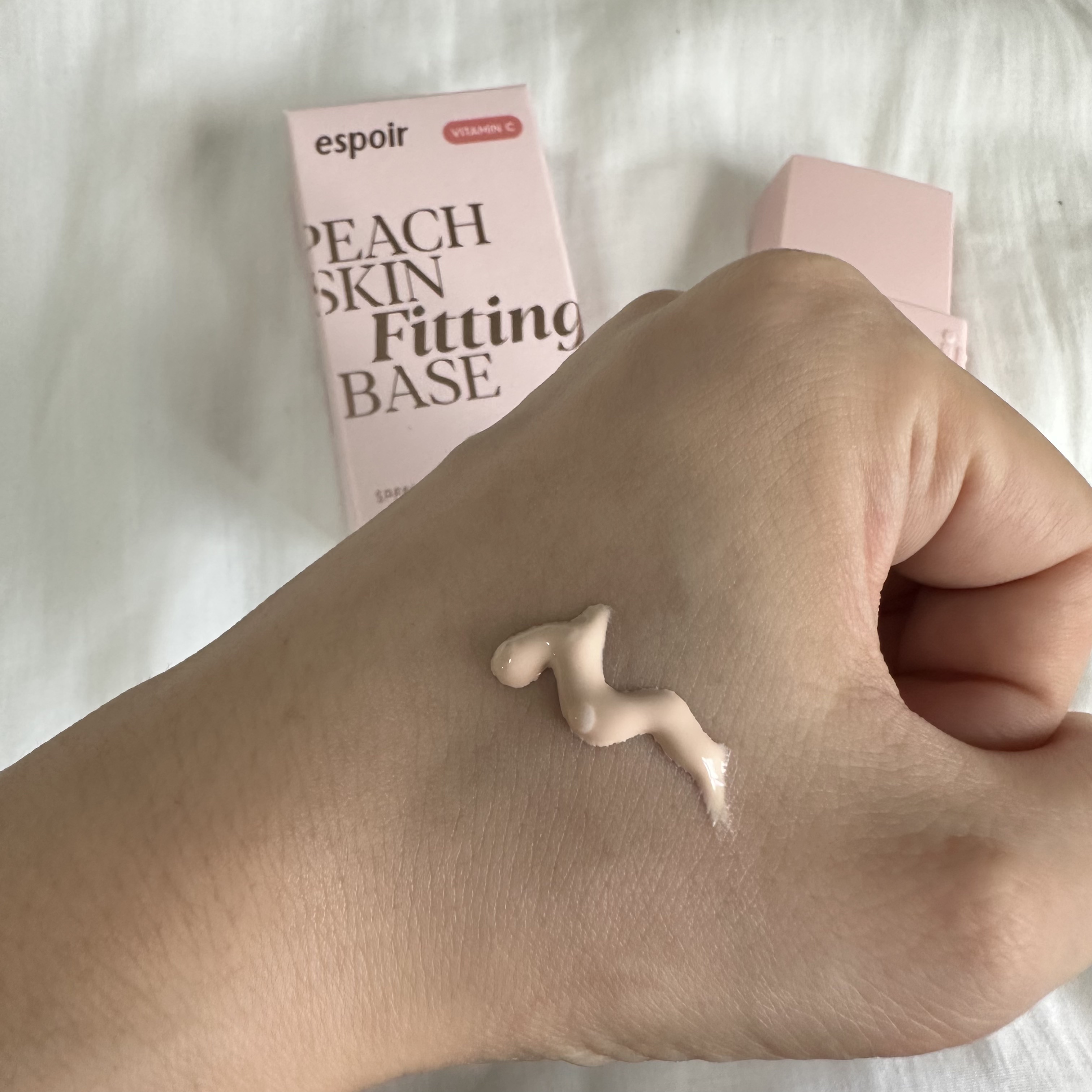 ピーチスキンフィッティングベース オールニュー SPF50 PA++++/espoir/化粧下地を使ったクチコミ（3枚目）
