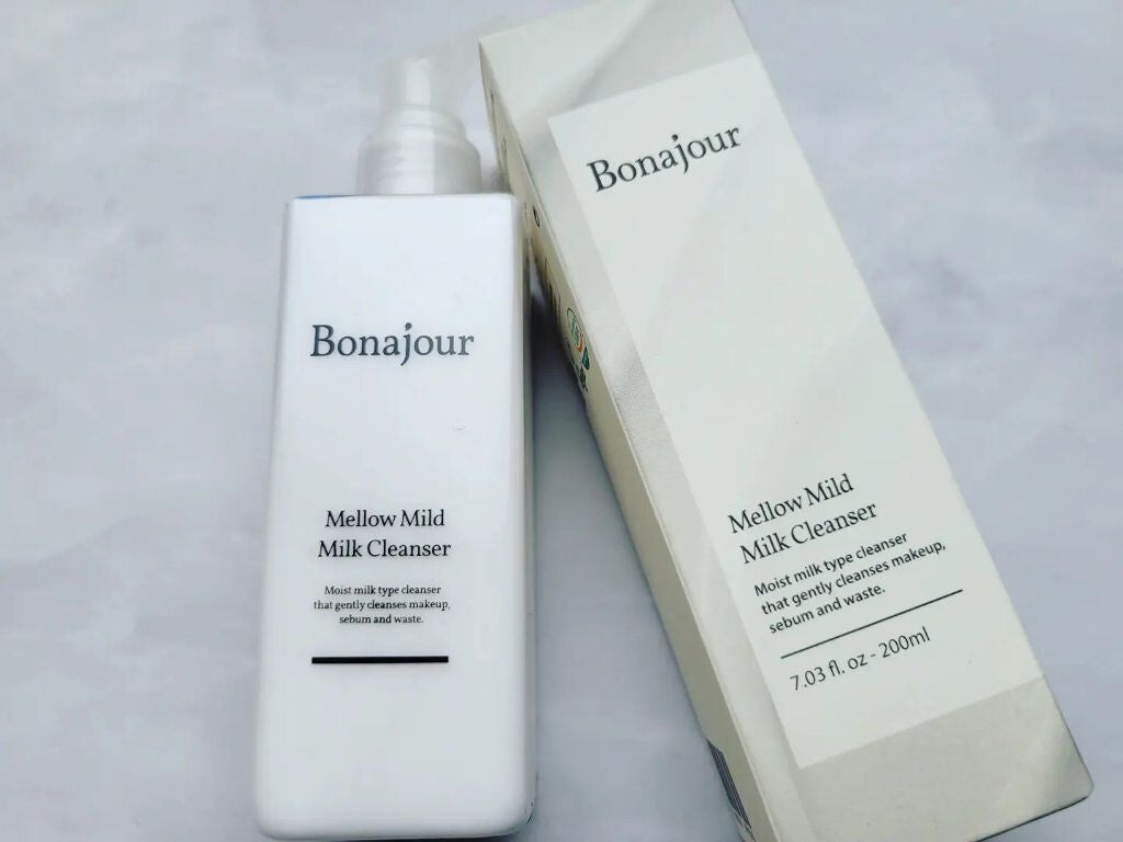 メロウマイルドミルククレンザー/Bonajour/ミルククレンジングを使ったクチコミ(2枚目)