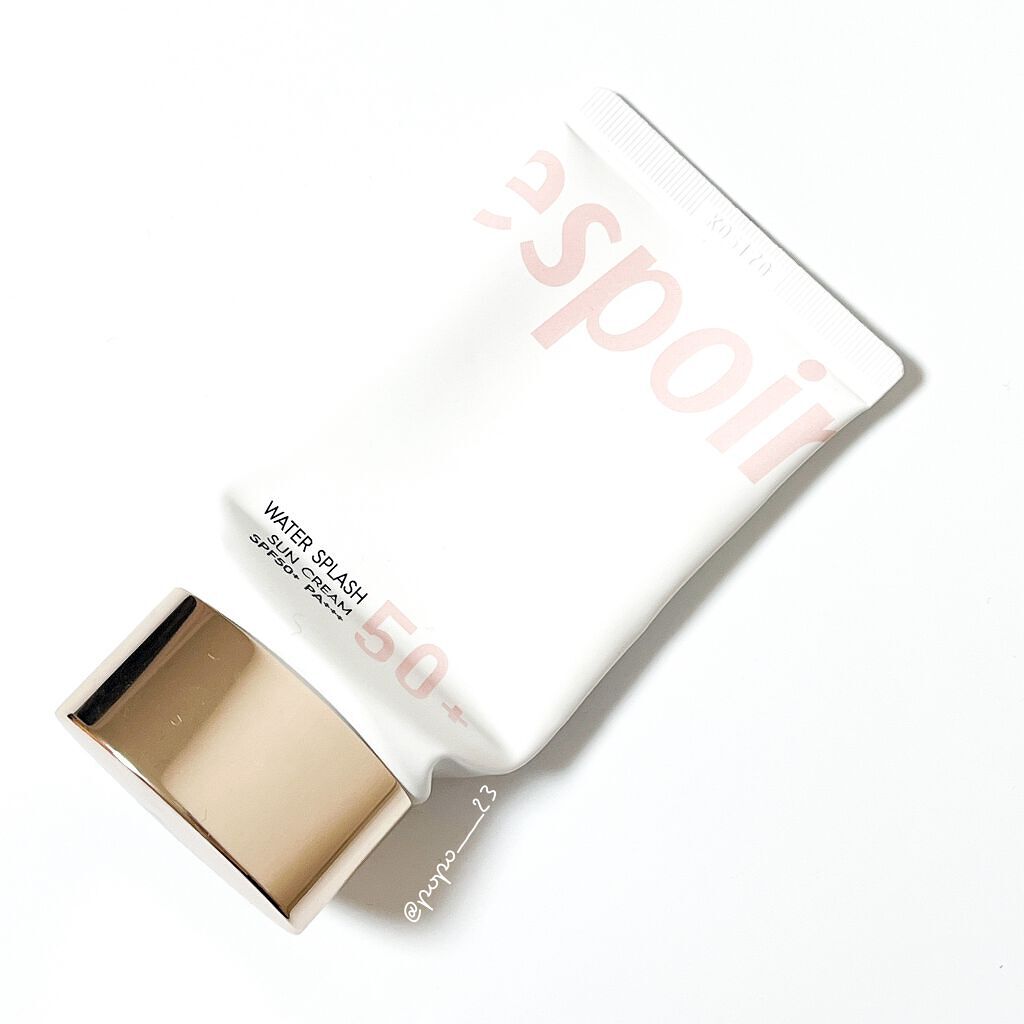 ウォータースプラッシュサンクリーム/espoir/日焼け止め・UVケアを使ったクチコミ（1枚目）