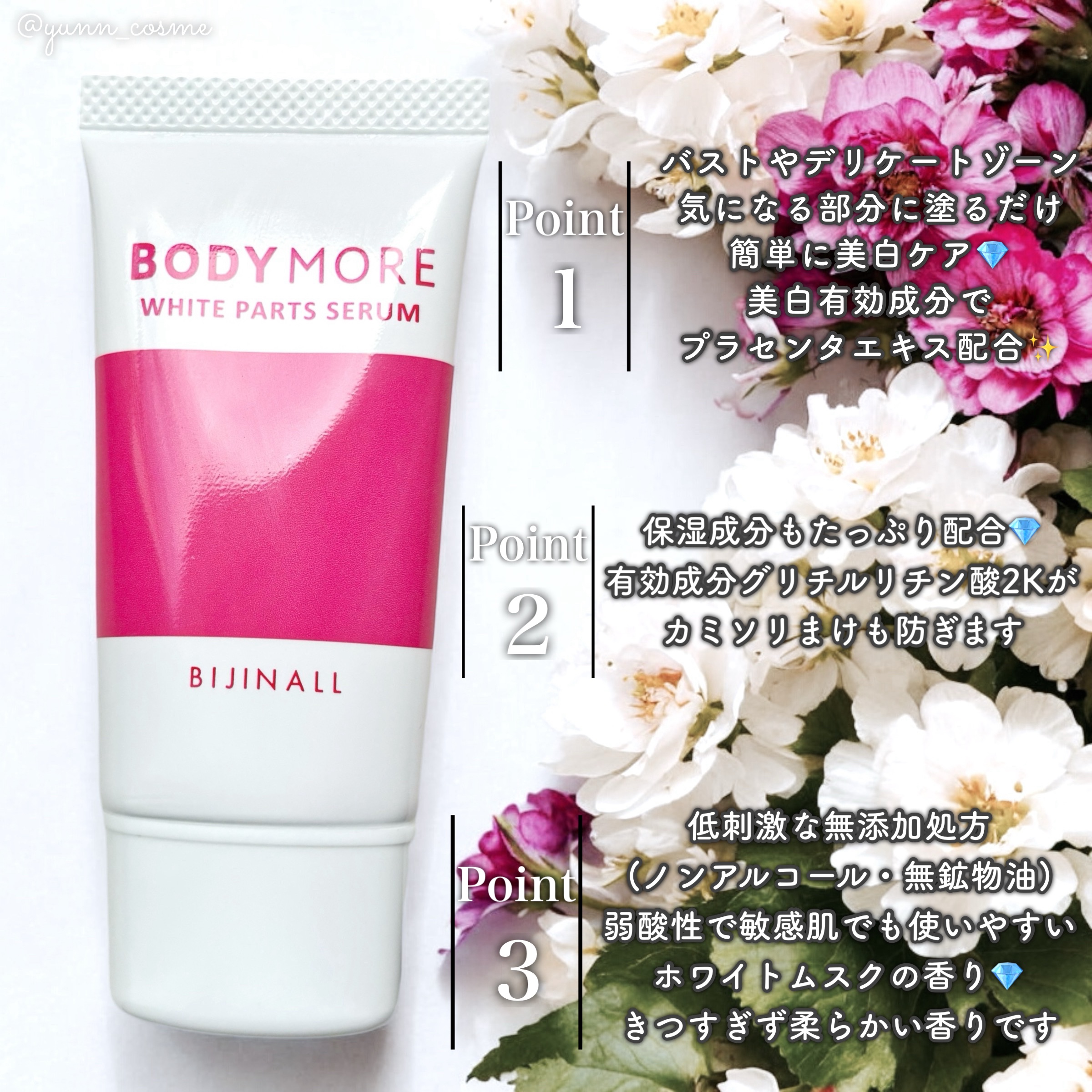 ホワイトパーツセラム/BODY MORE/デリケートゾーンケアを使ったクチコミ（2枚目）