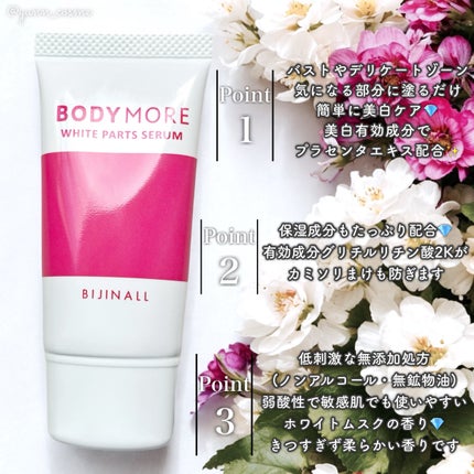 ホワイトパーツセラム/BODY MORE/デリケートゾーンケアを使ったクチコミ(2枚目)