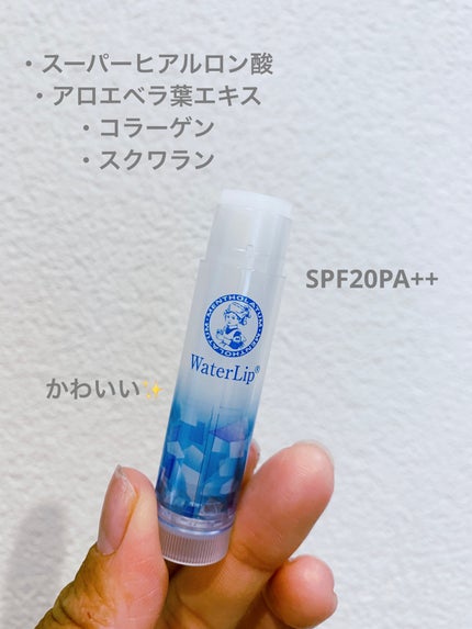 ウォーターリップ ミントメントール/メンソレータム/リップクリームを使ったクチコミ(2枚目)