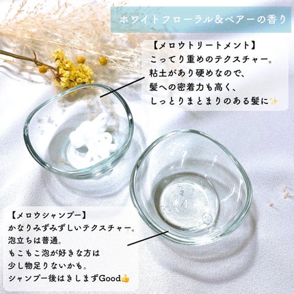 メロウシャンプー/メロウトリートメント/plus eau/市販シャンプーを使ったクチコミ(4枚目)