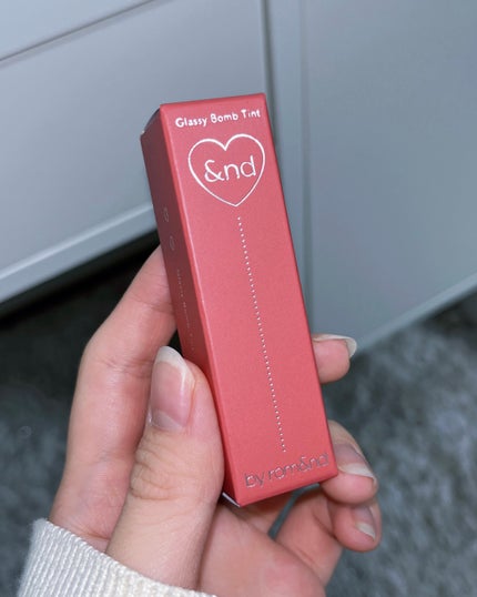 アンドバイロムアンド グラッシーボムティント/&nd by rom&nd/リップティントを使ったクチコミ(6枚目)