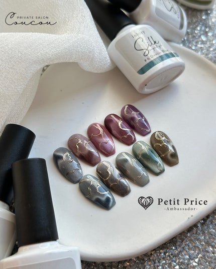 🐒ズボラママみっちゃんの高見えネイル💅 on LIPS 「#PRこんにちは♪@petitprice.official公..」(4枚目)