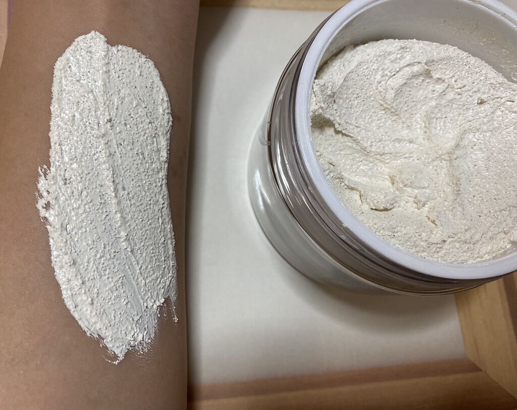 オーガニックフレグランスクッションスクラブ/MAPUTI/スクラブ・ゴマージュを使ったクチコミ（2枚目）