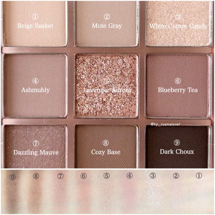 KEYBO FALL IN LOVE SHADOW PALETTE/keybo/アイシャドウパレットを使ったクチコミ(3枚目)