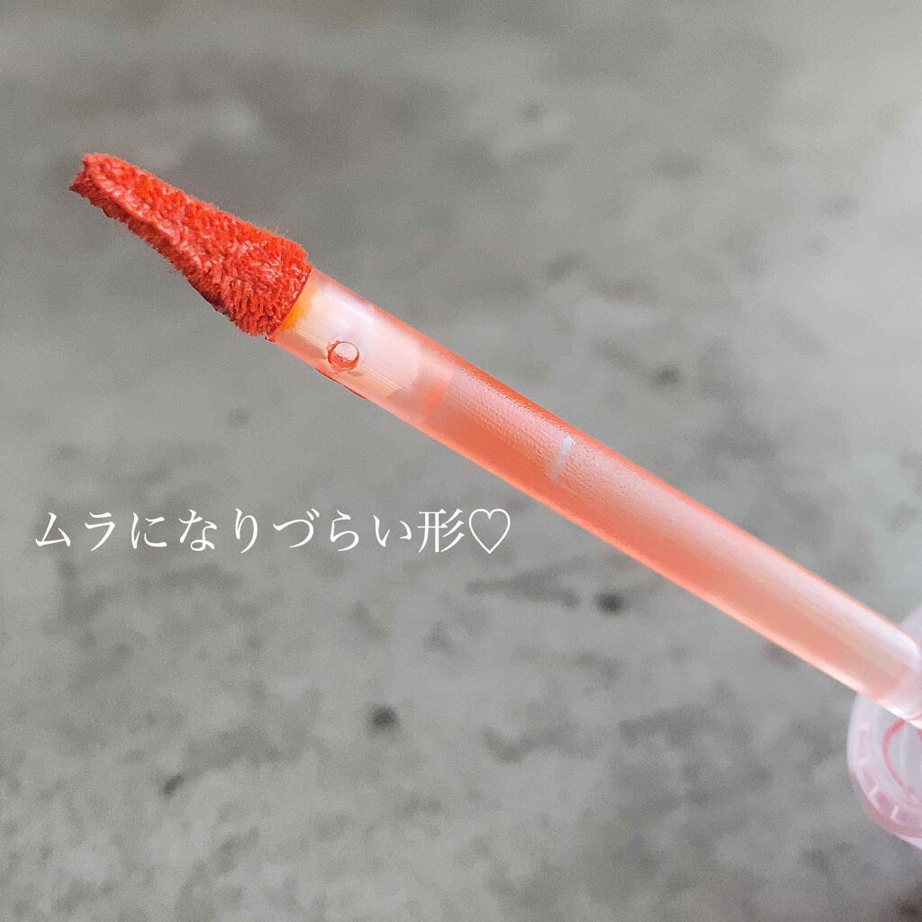 シースルーマットティント 5.BRICK COVER/rom&nd/リップティントを使ったクチコミ（2枚目）