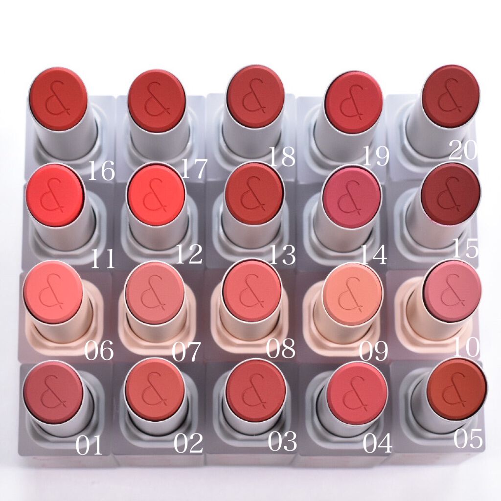 ゼロマットリップスティック 13 レッドカーペット/rom&nd/口紅を使ったクチコミ（3枚目）