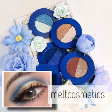 Melt Cosmetics Eyeshadow Palette Stackのクチコミ「Melt CosmeticsのEyeshadows

meltcosmetics のブルースタ.....」（1枚目）