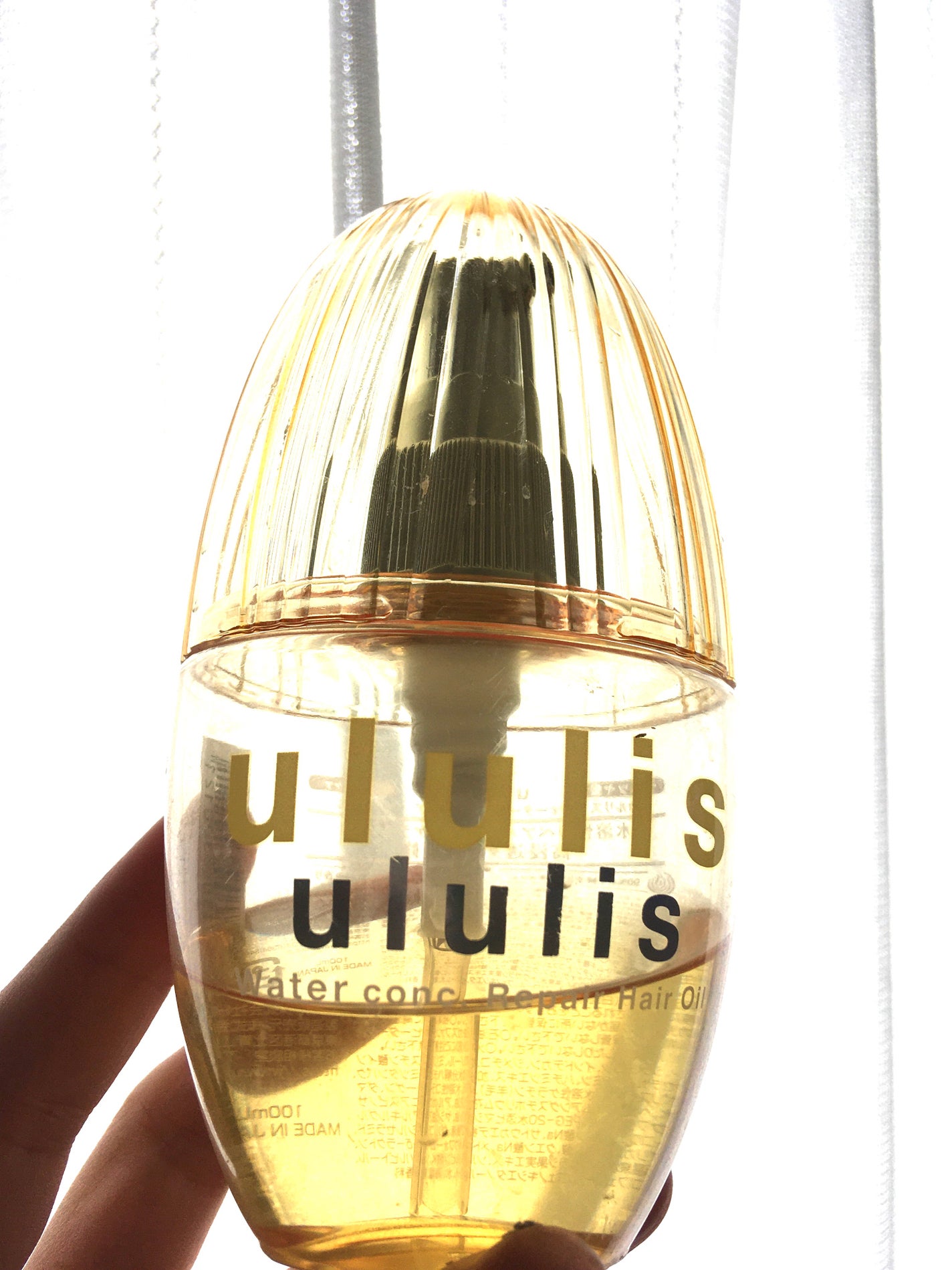 ウォーターコンク リペアヘアオイル/ululis/ヘアオイルを使ったクチコミ(1枚目)