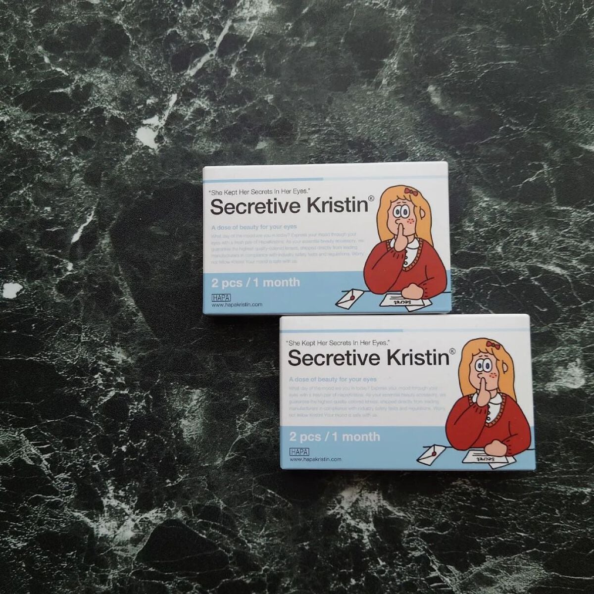 Secretive Kristen/Hapa kristin/カラーコンタクトレンズを使ったクチコミ(2枚目)