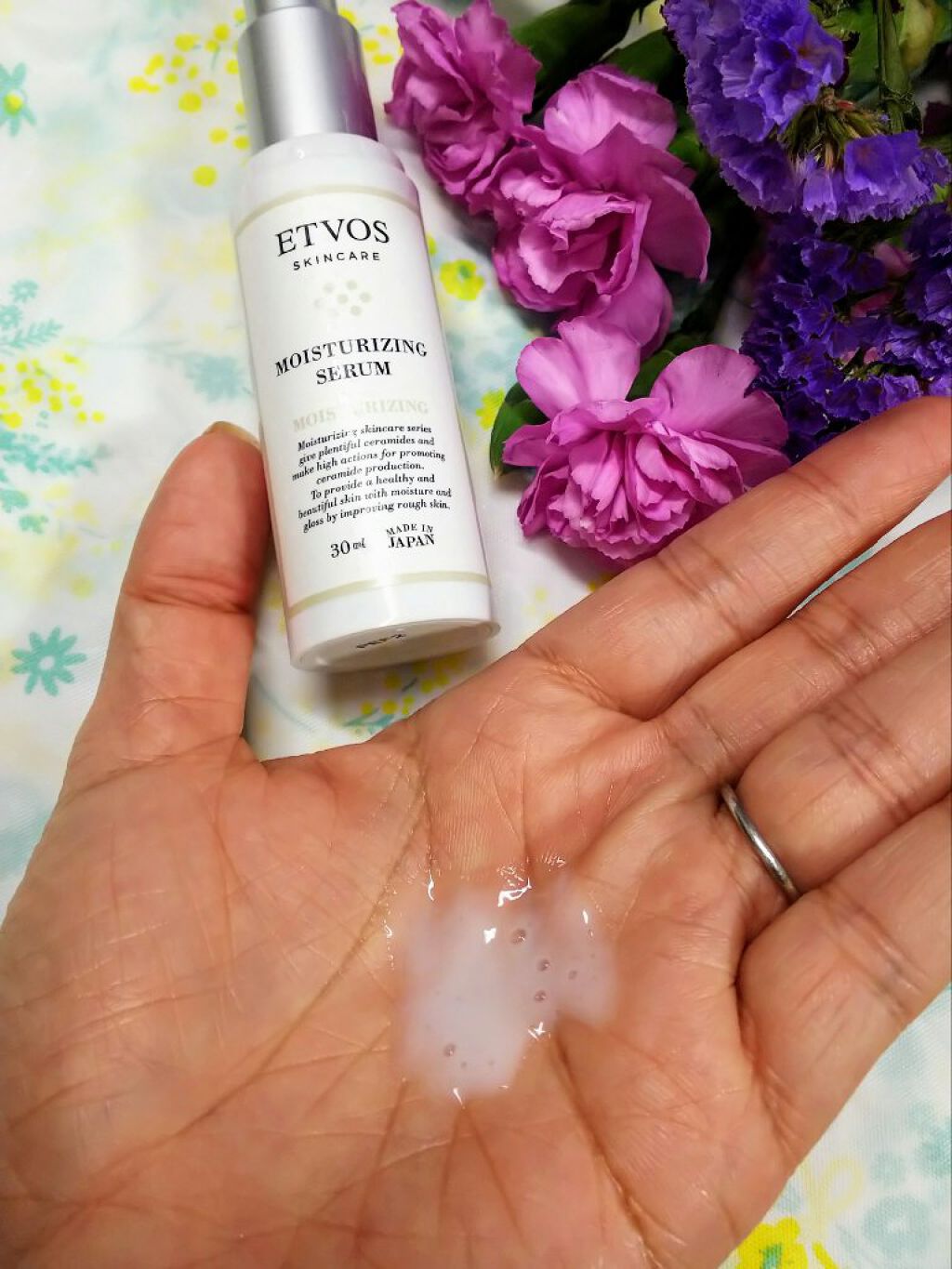 モイスチャライジングセラム/エトヴォス/美容液を使ったクチコミ(2枚目)