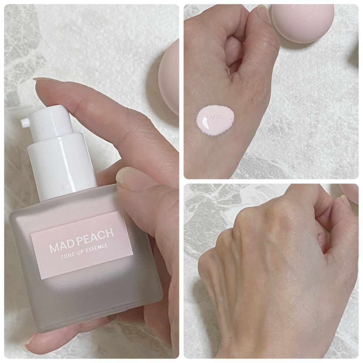 スタイルフィット モイスチャートーンアップエッセンス/MAD PEACH/化粧下地を使ったクチコミ（2枚目）