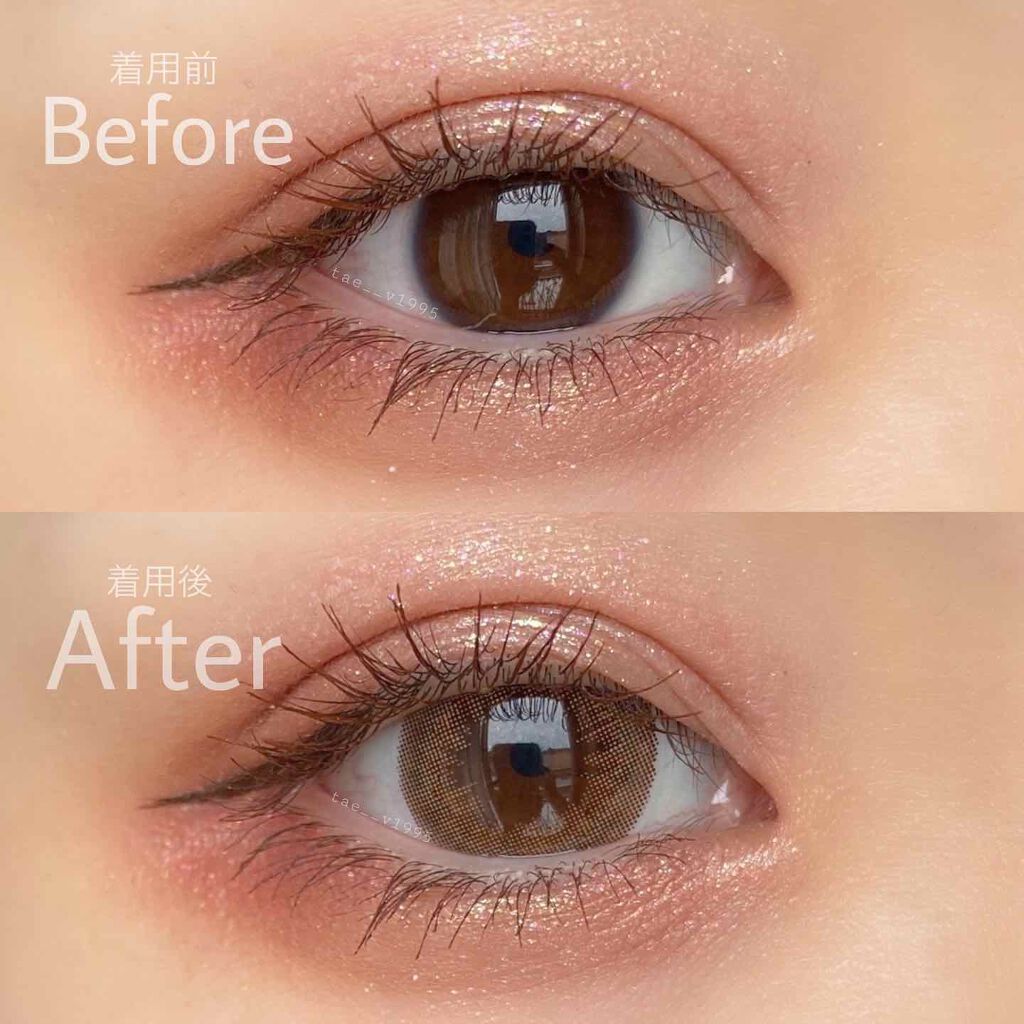 LARME MOISTURE UV(ラルムモイスチャーUV) ハニースウィート/LARME/カラーコンタクトレンズを使ったクチコミ（3枚目）