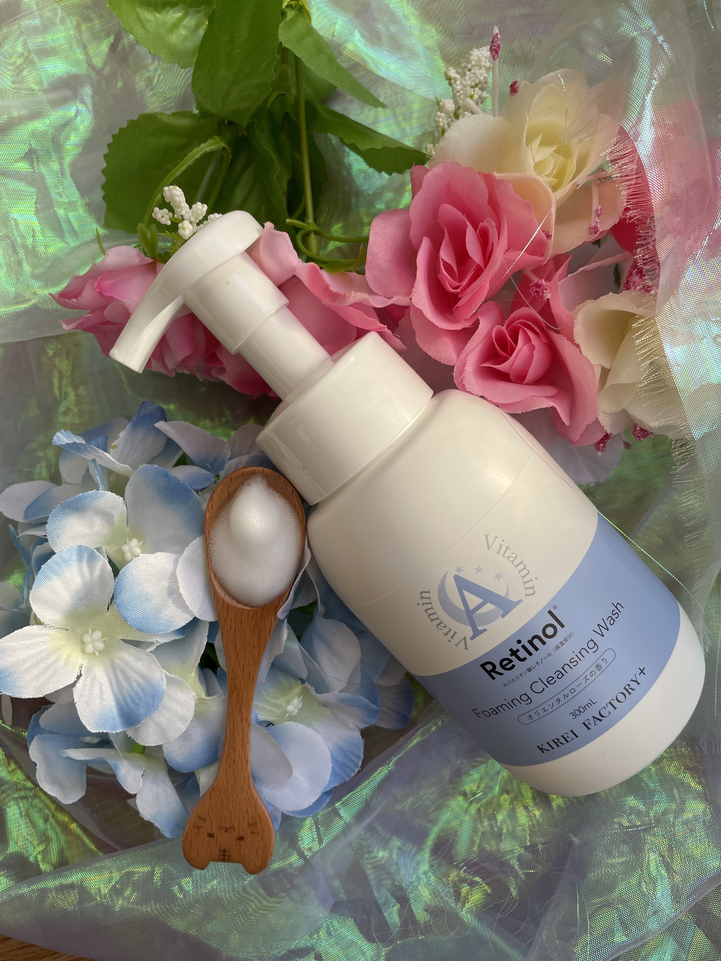 キレイファクトリープラス 夜レチ泡クレンジング/KIREI FACTORY＋/クレンジングクリームを使ったクチコミ（2枚目）