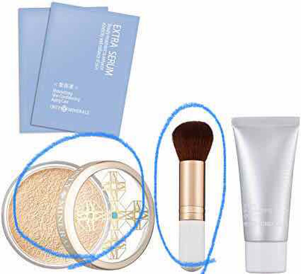 ミネラルファンデトライアルセット/ONLY MINERALS/パウダーファンデーションを使ったクチコミ（1枚目）