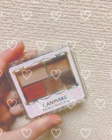 パーフェクトマルチアイズ/キャンメイク/アイシャドウパレットを使ったクチコミ(1枚目)