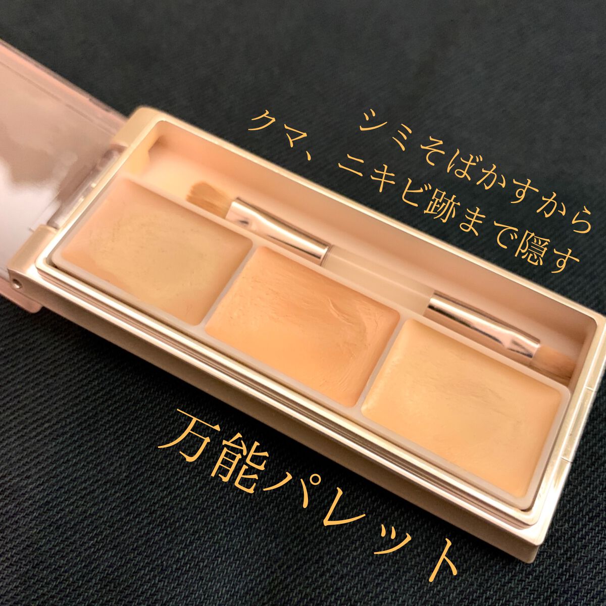 サイレントカバー コンシーラー/excel/パレットコンシーラーを使ったクチコミ(1枚目)