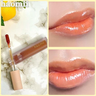 Melty flower lip tint 01 れもんクッキー/haomii/口紅を使ったクチコミ（3枚目）