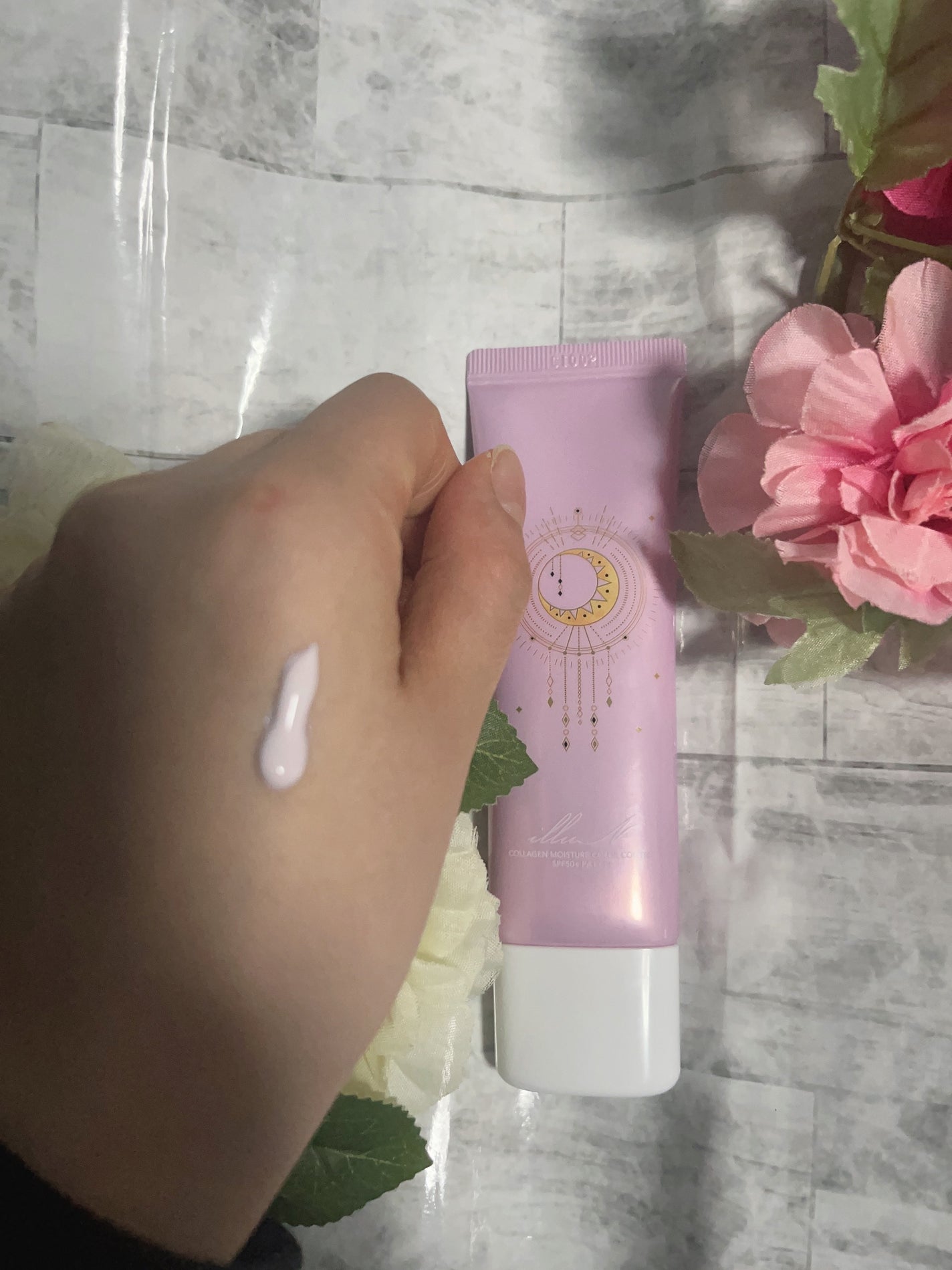 コラーゲンモイスチャーカラーコントロール/illuN/化粧下地を使ったクチコミ(2枚目)