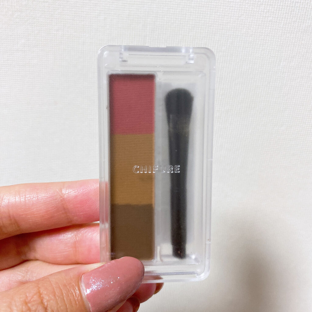 アイブロー パウダー/ちふれ/パウダーアイブロウを使ったクチコミ（1枚目）