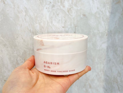 キューミースウィートボムタラソスクラブ ピオニーブーケの香り/AGARISM/ボディスクラブを使ったクチコミ(9枚目)