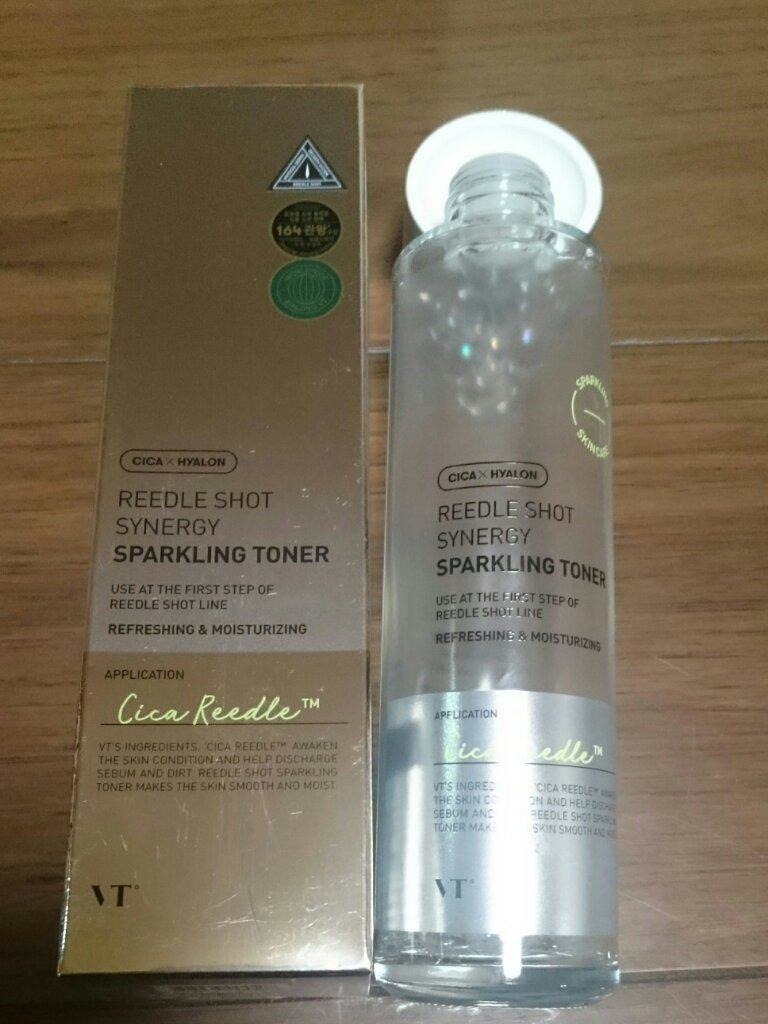 リードルショットシナジースパークリングトナー/VT/化粧水を使ったクチコミ（2枚目）