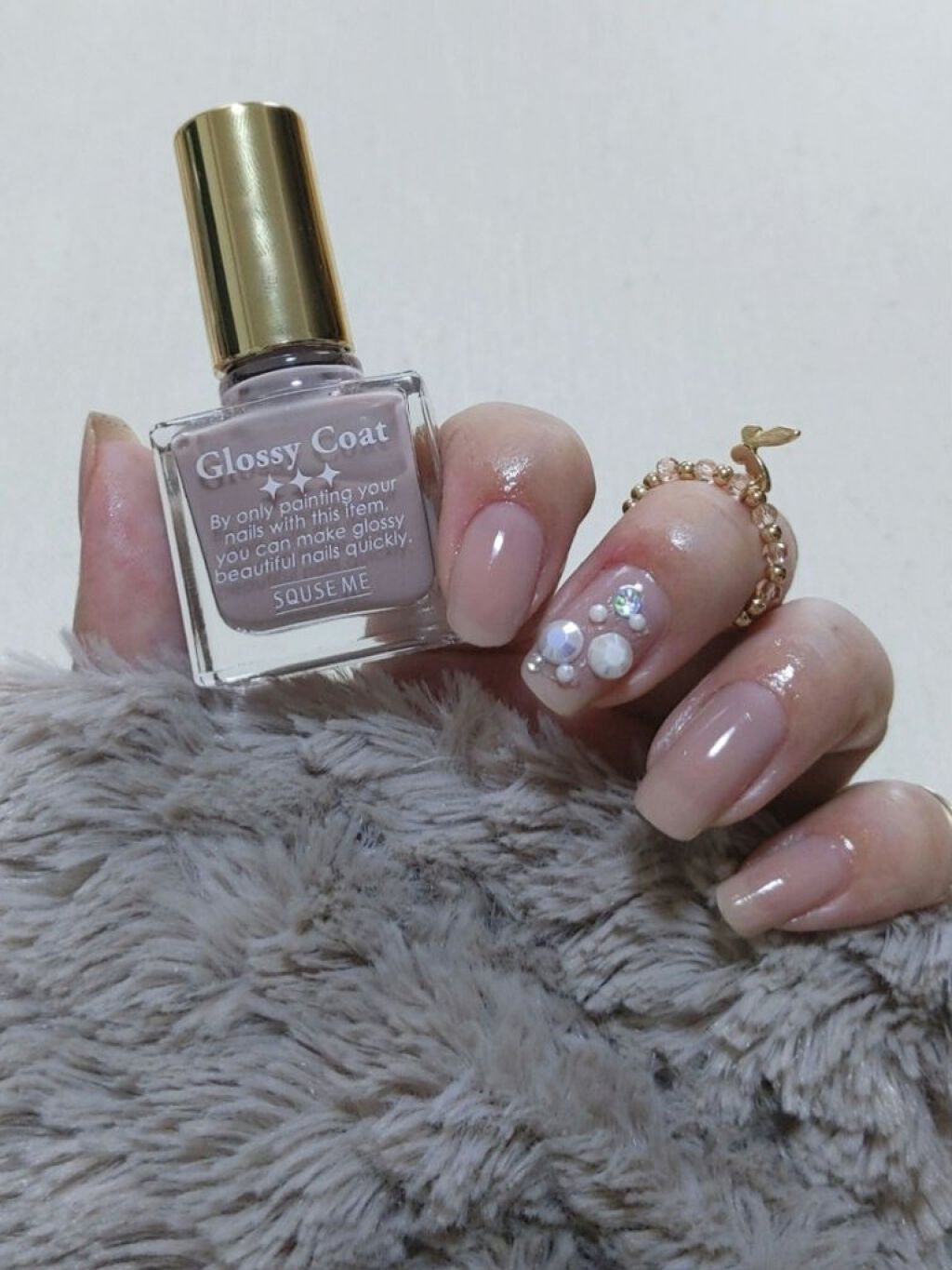 グロッシーコート/スキューズミー/オールインワンネイルを使ったクチコミ（2枚目）