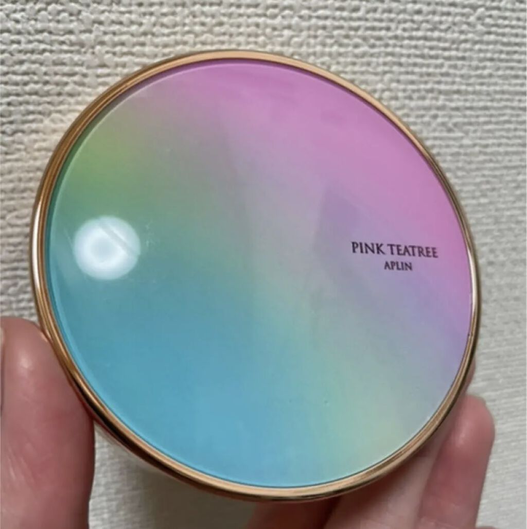 ピンクティーツリーカバークッション/APLIN/クッションファンデーションを使ったクチコミ（2枚目）