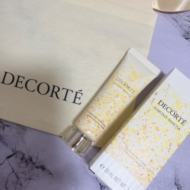 DECORTÉ キモノ ミモザ パフュームド ハンドクリームのクチコミ「DECORTÉ キモノ ミモザ パフュームド ハンドクリーム 30g


本日発売のコスデコの.....」（1枚目）