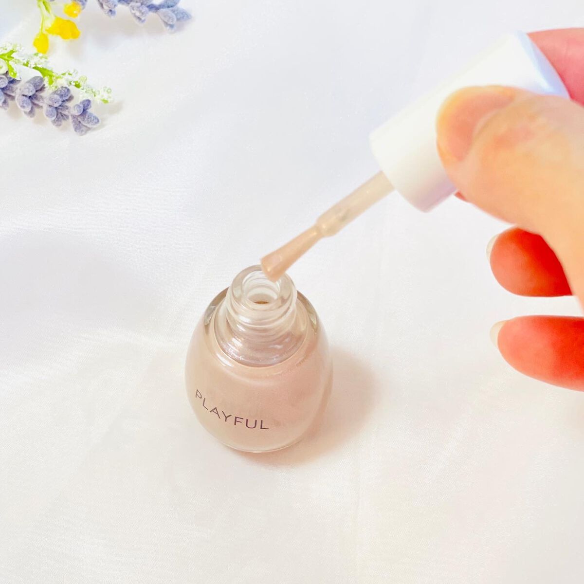 プレイフル プリズムモイストコート/PLAYFUL/オールインワンネイルを使ったクチコミ(2枚目)