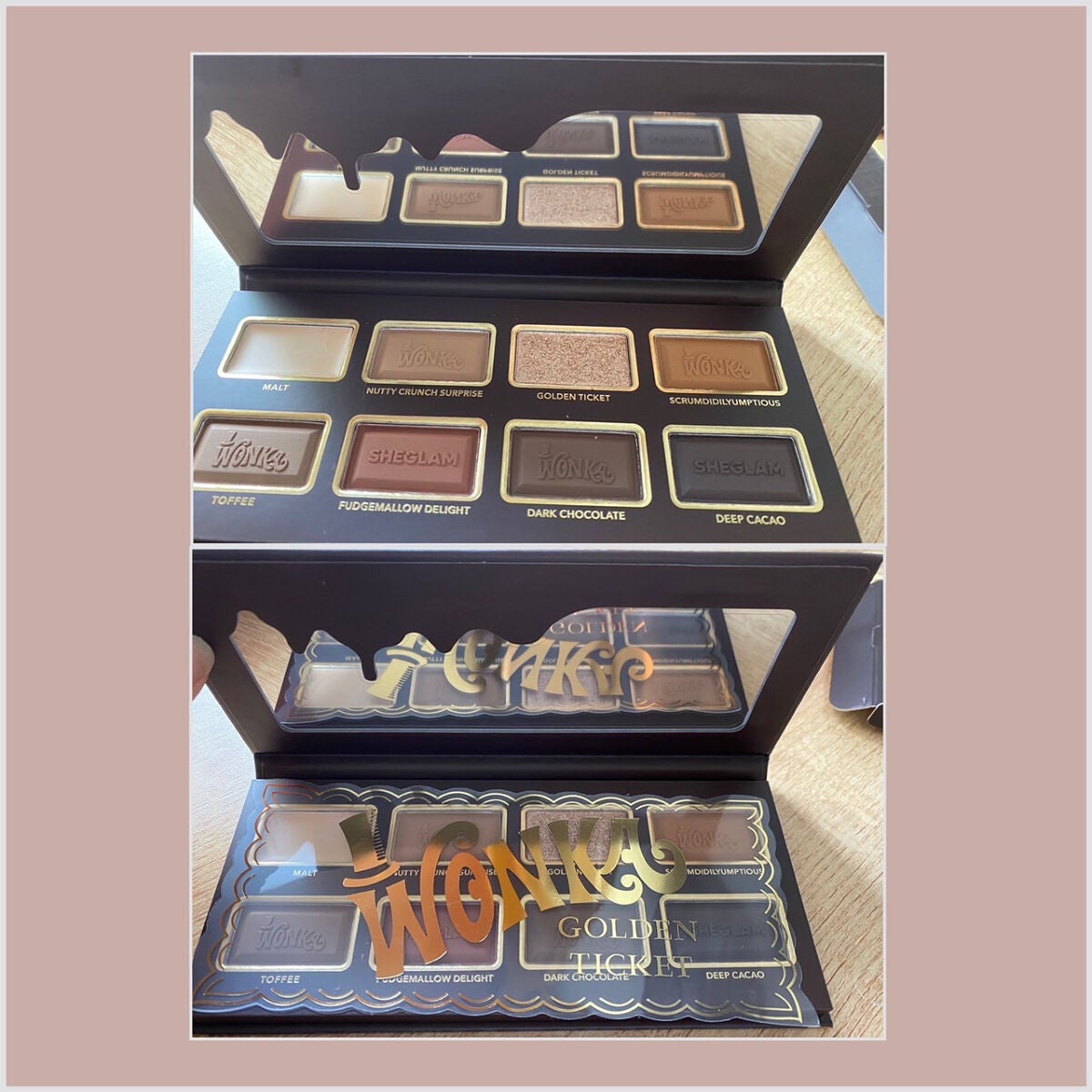 WONKA BAR EYESHADOW PALETTE/SHEGLAM/アイシャドウパレットを使ったクチコミ(2枚目)