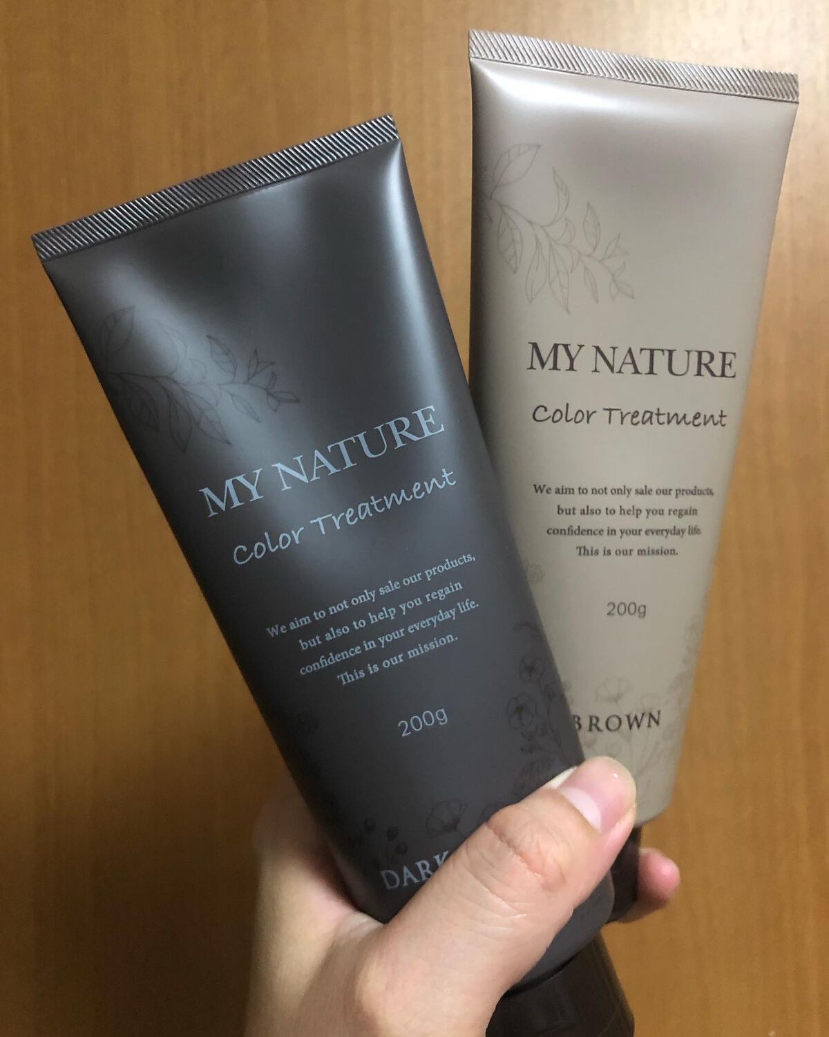 オールインワン カラートリートメント/マイナチュレ/ヘアカラーを使ったクチコミ(3枚目)