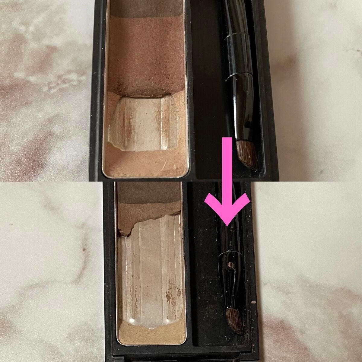 【旧品】パーフェクトスタイリストアイズ/キャンメイク/アイシャドウパレットを使ったクチコミ(3枚目)