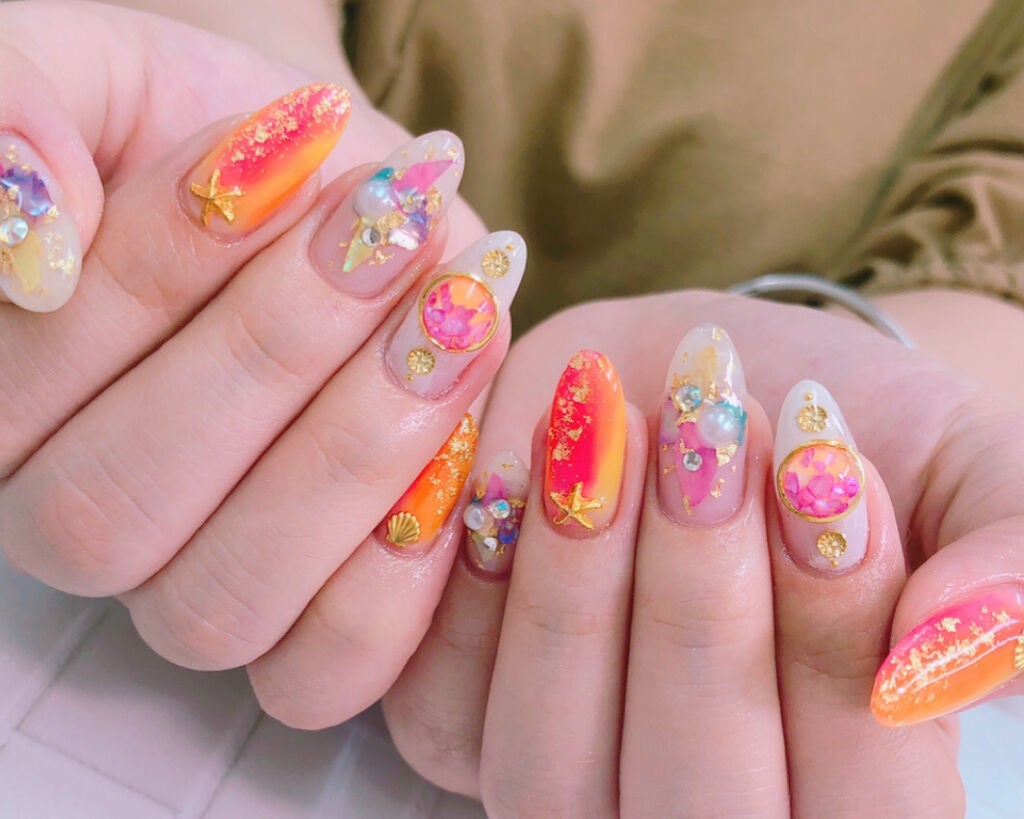 ジェルネイル(ライト対応)/セリア/ジェルネイルを使ったクチコミ(4枚目)