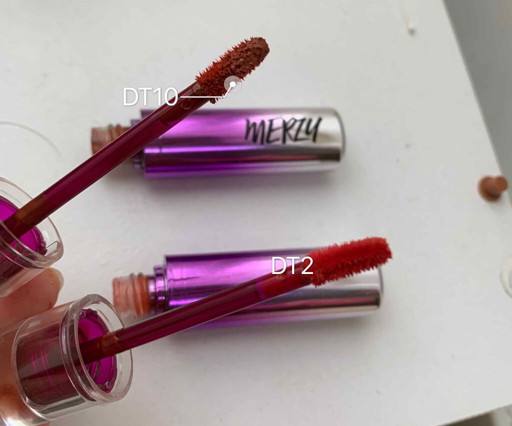 オーロラ デュイ ティント/MERZY/リップティントを使ったクチコミ(2枚目)