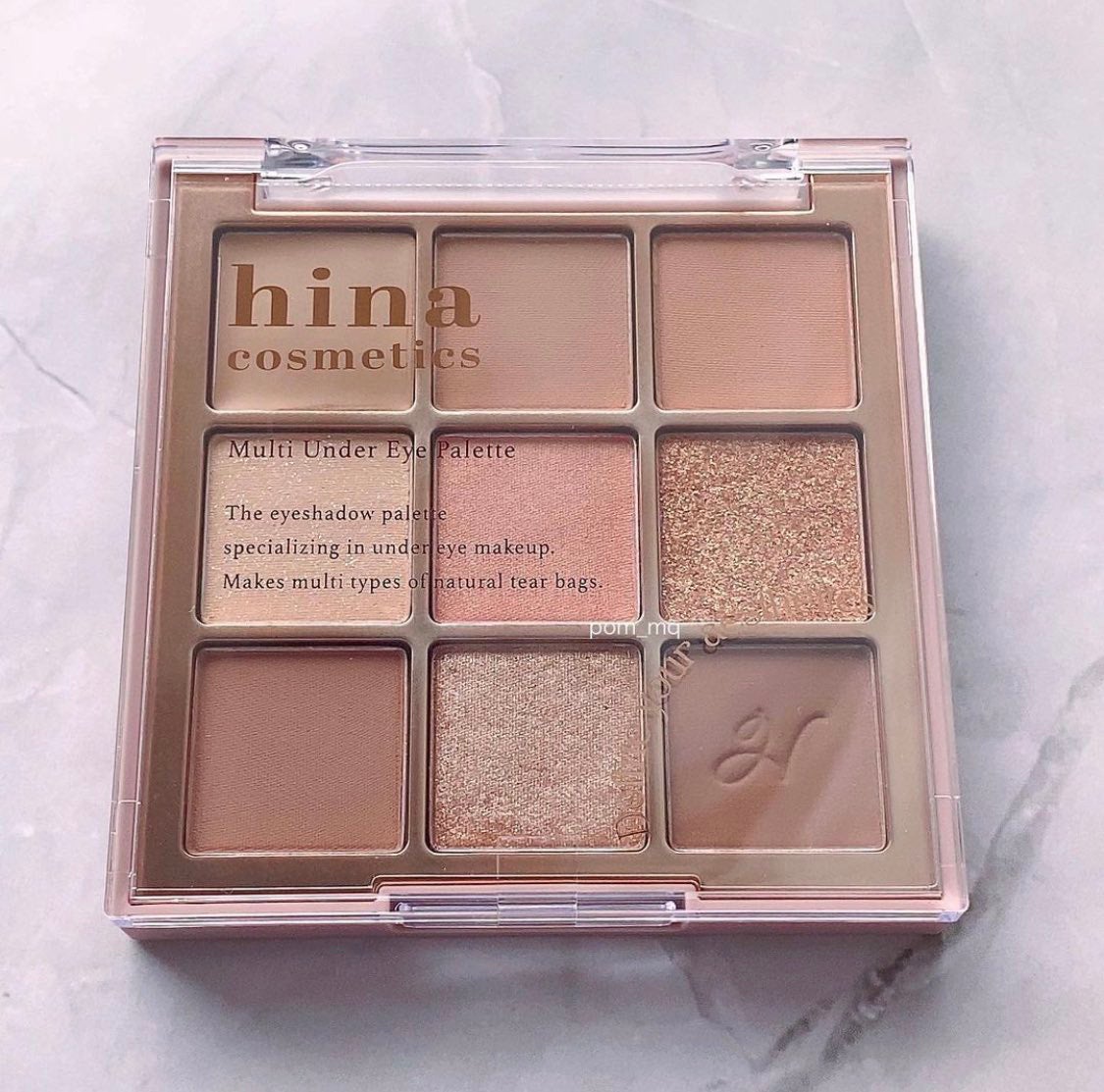 マルチアンダーアイパレット/hina cosmetics/アイシャドウパレットを使ったクチコミ(2枚目)