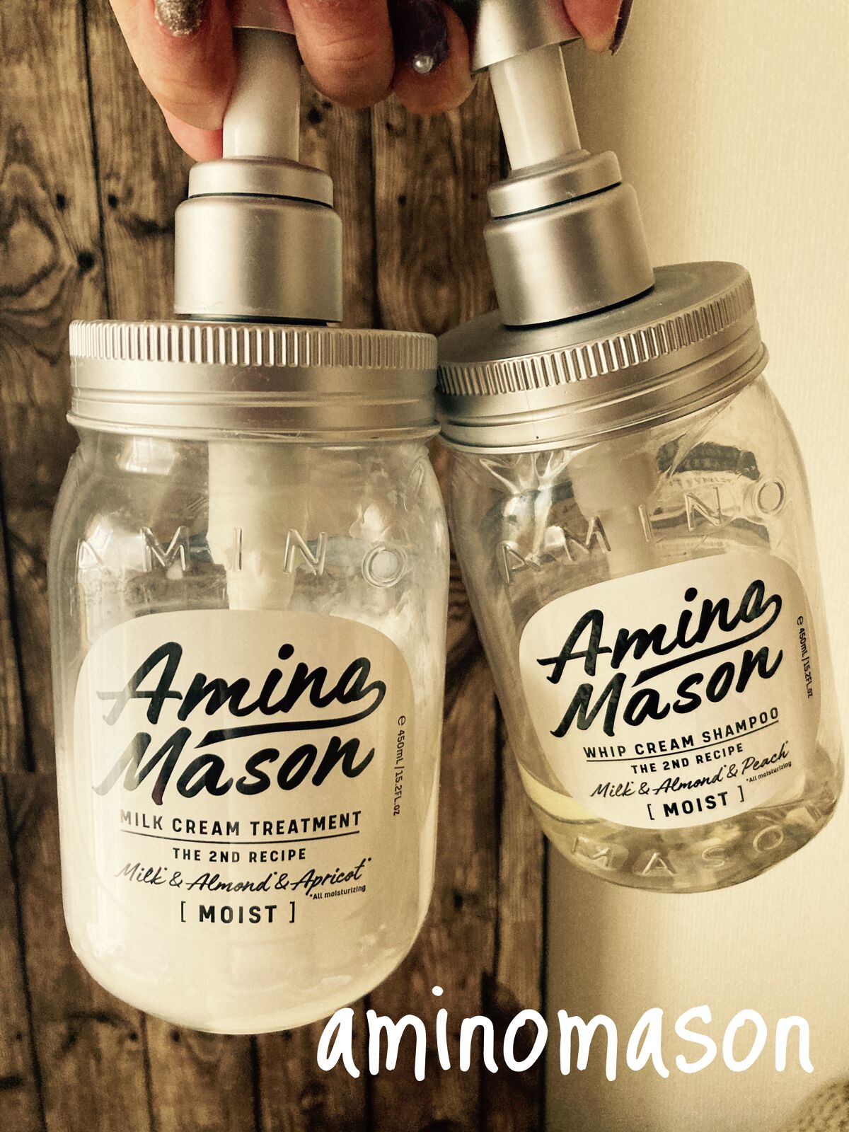 アミノメイソン ディープモイスト ホイップクリーム シャンプー/ミルククリーム ヘアトリートメント/アミノメイソン/市販シャンプーを使ったクチコミ（1枚目）