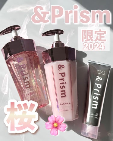 &Prism SAKURA SHINE シャンプー／ヘアトリートメントのクチコミ「みんな大好きアンドプリズムから桜のシャントリ𓂃🌸𓈒𓏸

┈┈┈┈┈┈┈┈┈┈

&Prism
.....」（1枚目）