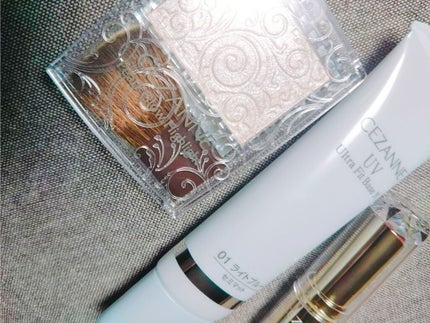 ラスティンググロスリップ/CEZANNE/口紅を使ったクチコミ(1枚目)