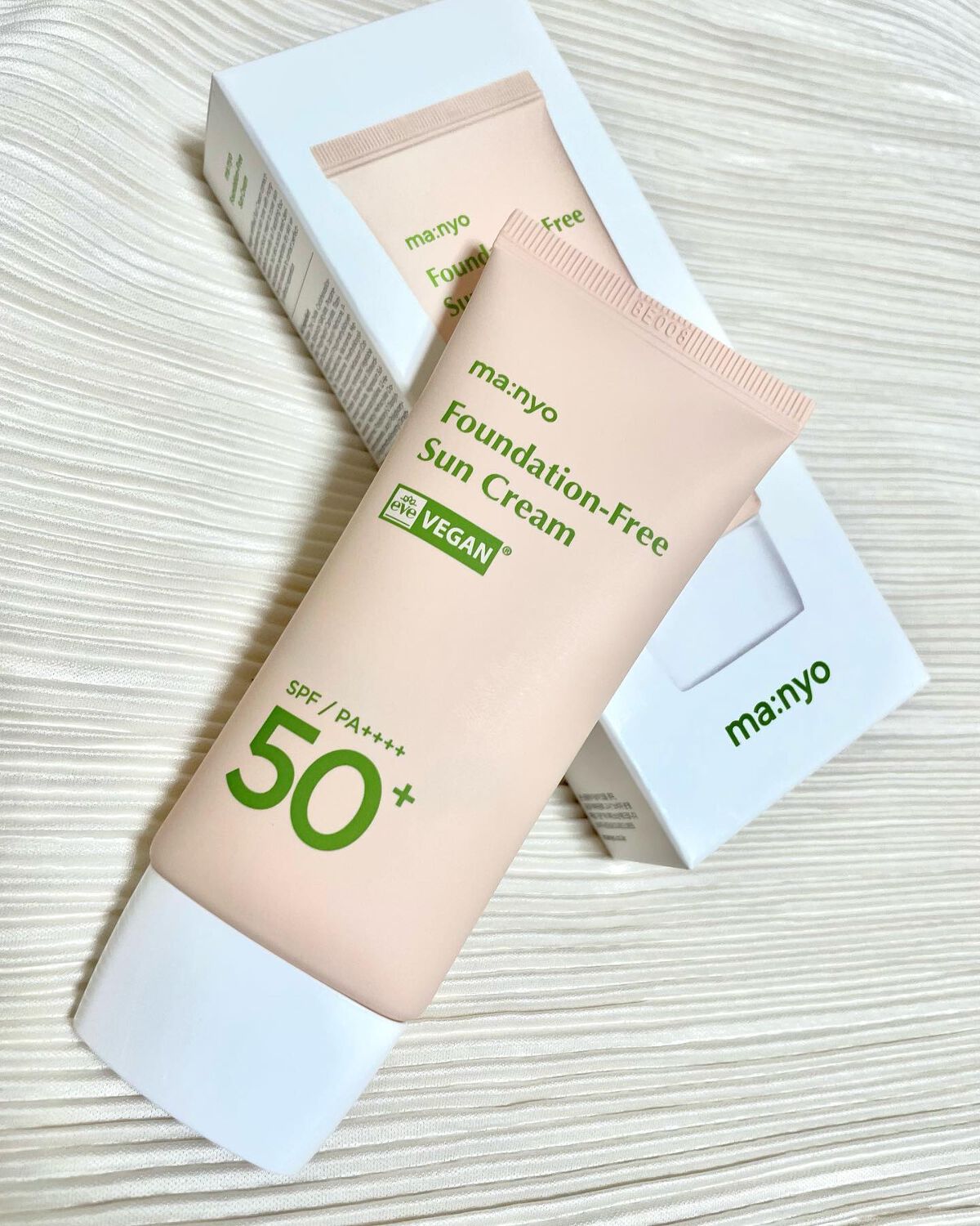 ファンデフリー サンクリーム/manyo/日焼け止めクリームを使ったクチコミ(1枚目)