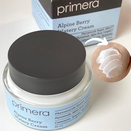 アルパインベリーウォータークリーム 50ml/primera/フェイスクリームを使ったクチコミ(1枚目)