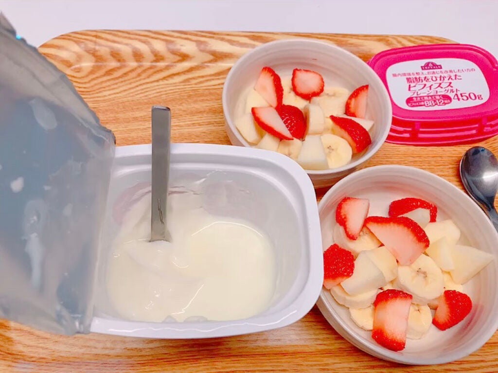 プレーンヨーグルト 低脂肪/トップバリュ/ヨーグルトを使ったクチコミ(7枚目)