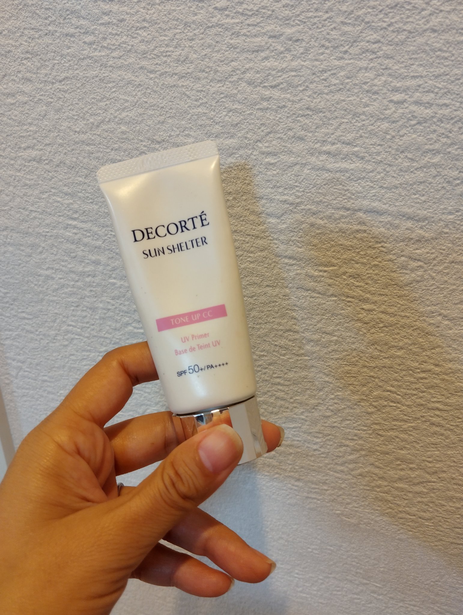 サンシェルター　マルチ プロテクション　トーンアップＣＣ/DECORTÉ/化粧下地を使ったクチコミ（1枚目）