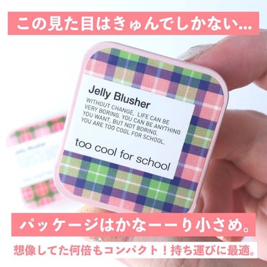 JELLY BLUSHER/too cool for school/ジェル・クリームチークを使ったクチコミ（9枚目）