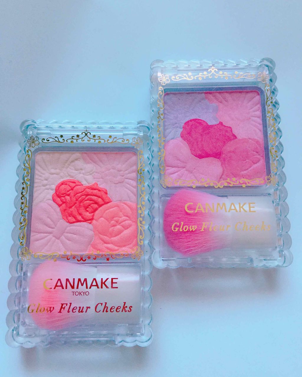 グロウフルールチークス/キャンメイク/パウダーチークを使ったクチコミ(1枚目)