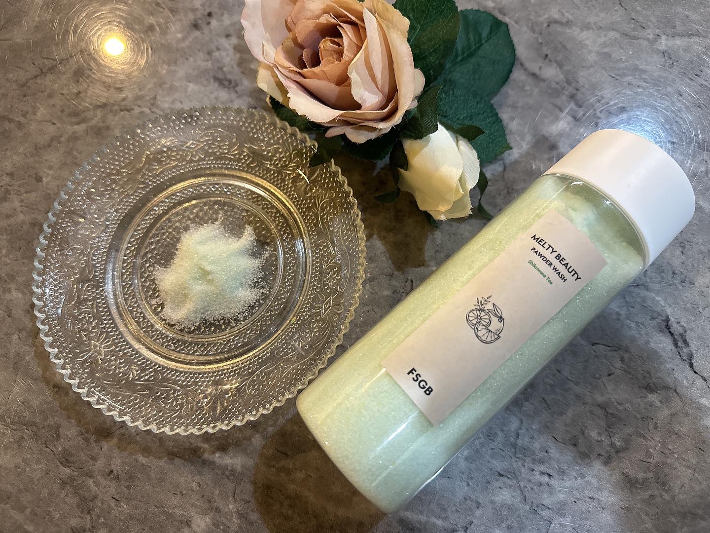 沖縄とろみ美容 パウダーウォッシュ シークヮーサーティー/FSGB/洗顔パウダーを使ったクチコミ（1枚目）