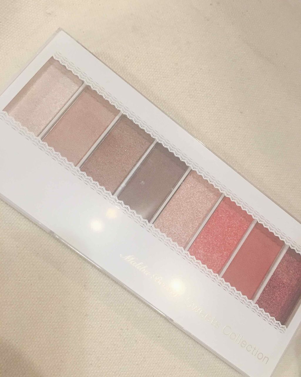 スイーツコレクション/マリブビューティー/アイシャドウパレットを使ったクチコミ（1枚目）